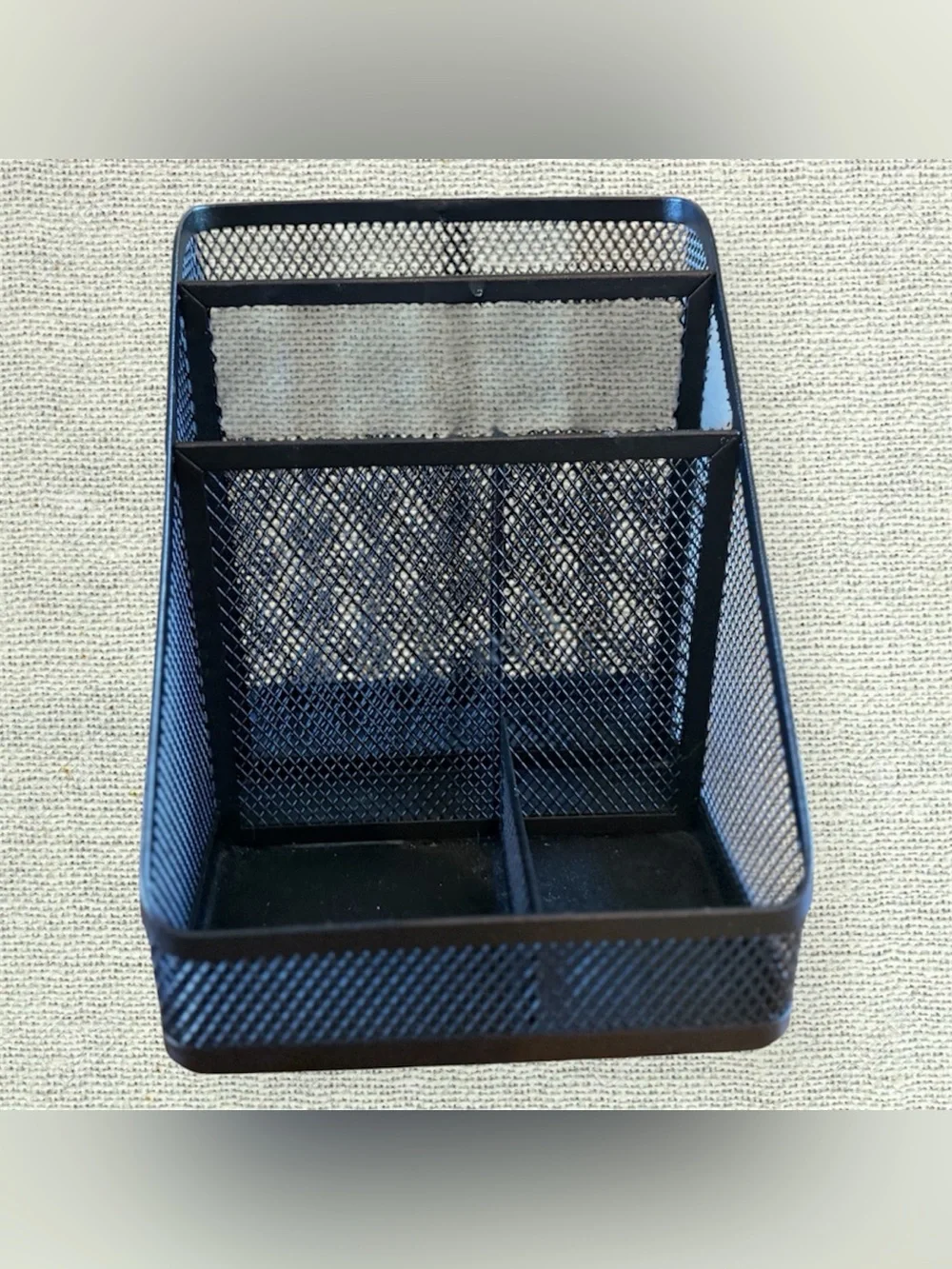 Brightroom Black Metal Mesh Desktop Organizer Desk Caddy